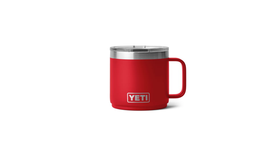 Yeti Rambler 14 oz Mug with MagSlider Lid, Rescue Red, 21071501386