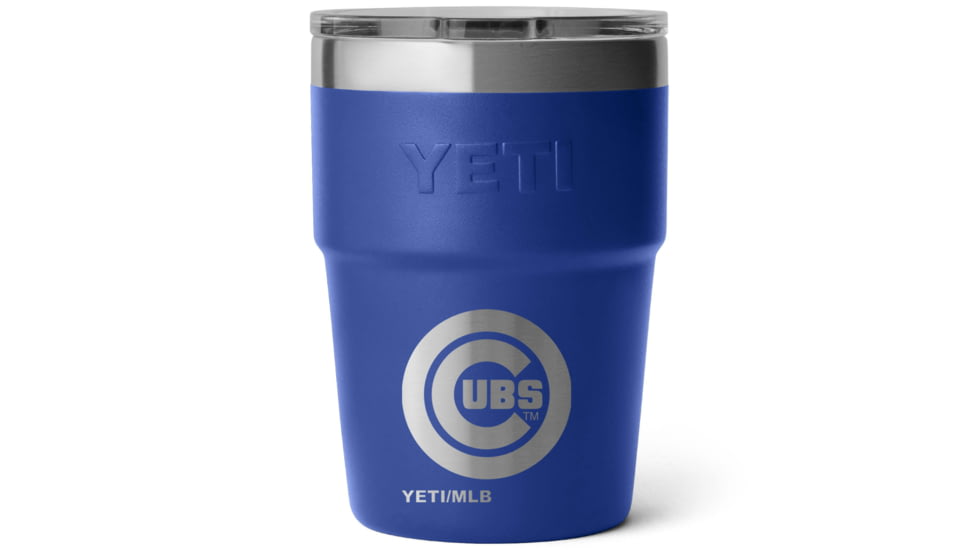 Yeti Rambler 16 oz Stackable Cup w/Magslider Lid, Blue/MLB Cubs, 28100006582