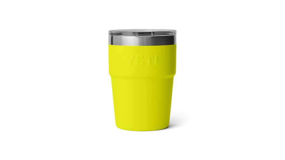 Yeti Rambler 16 oz Stackable Cup w/Magslider Lid, Firefly Yellow, 16 oz, 21071504707