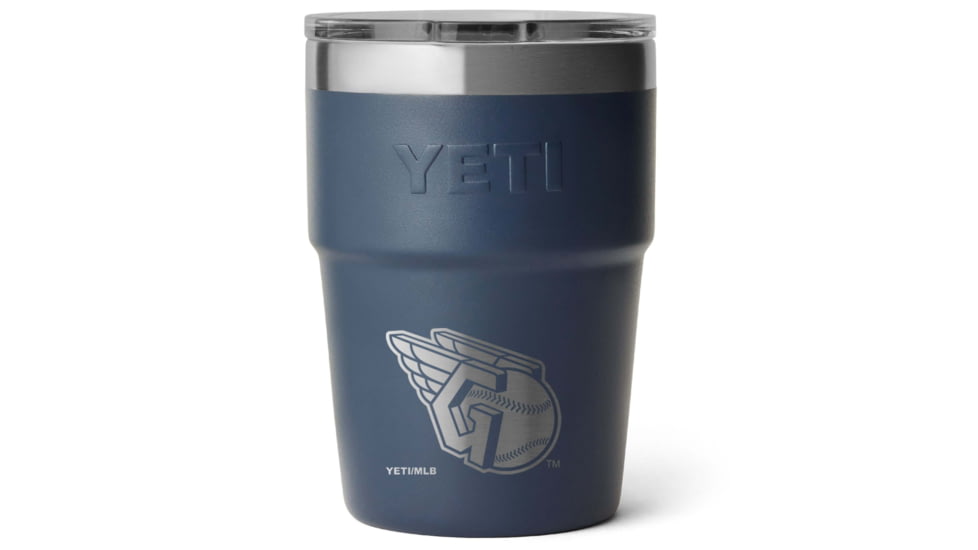 Yeti Rambler 16 oz Stackable Cup w/Magslider Lid, Navy/MLB Guardians, 28100006614
