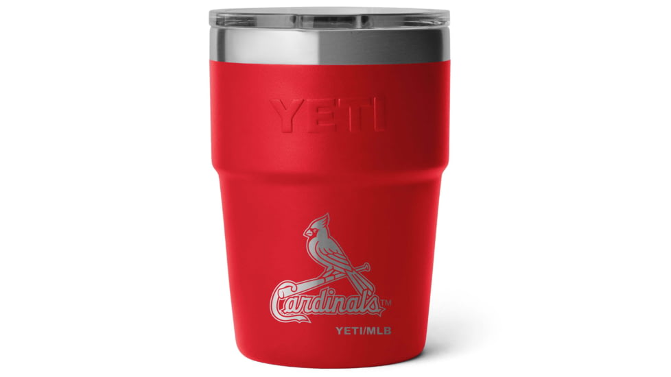 Yeti Rambler 16 oz Stackable Cup w/Magslider Lid, Red/MLB Cardinals, 28100006651