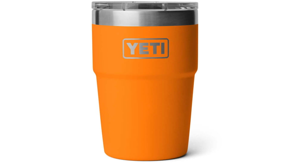 Yeti Rambler 16 oz Stackable Pint w/Magslider Lid, King Crab Orange, 21071502853