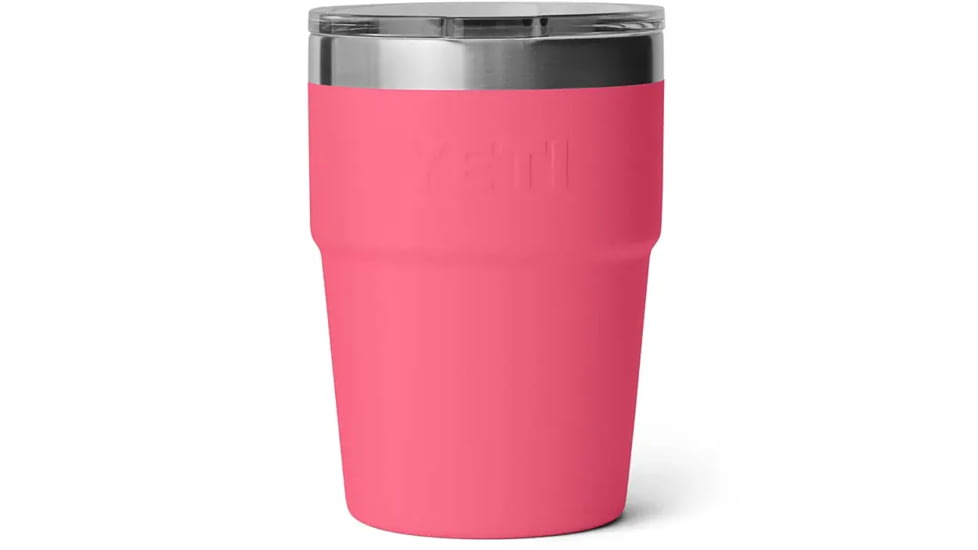 Yeti Rambler 16 oz Stackable Pint w/Magslider Lid, Tropical Pink, 16 oz, 21071503025