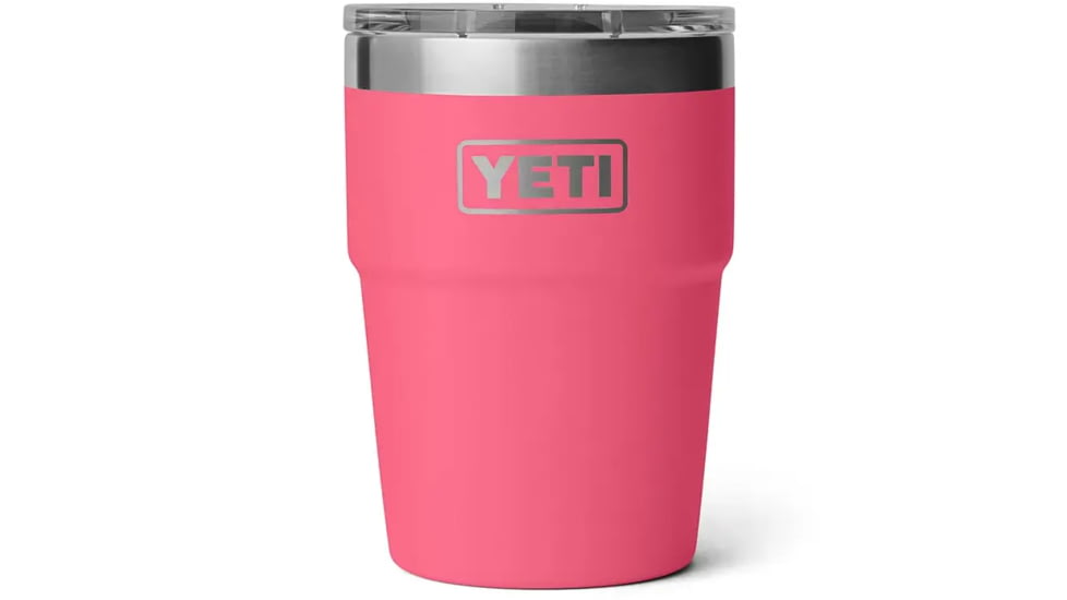 Yeti Rambler 16 oz Stackable Pint w/Magslider Lid, Tropical Pink, 16 oz, 21071503025