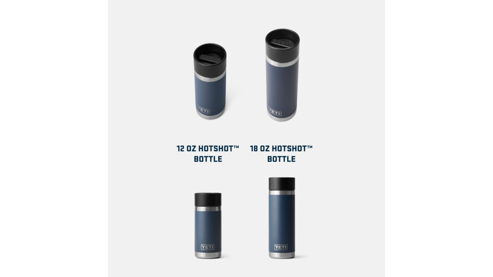 Yeti Rambler 18 oz Bottle with HotShot Cap, Charcoal, 18 oz, 21071501172