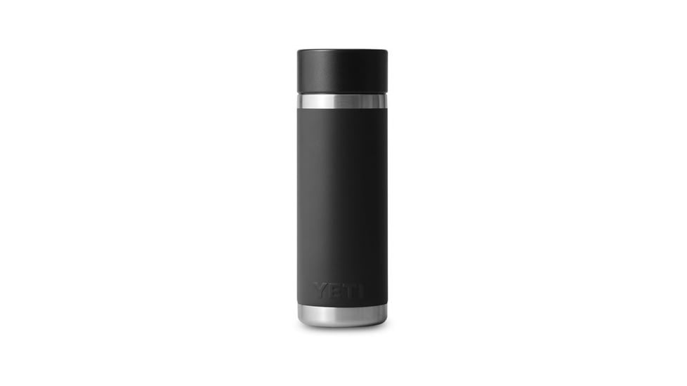 Yeti Rambler 18oz Bottle with HotShot Cap, Black, 21071504030