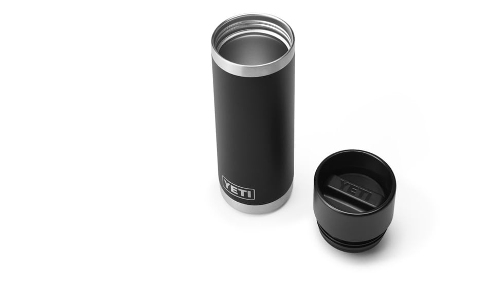 Yeti Rambler 18oz Bottle with HotShot Cap, Black, 21071504030