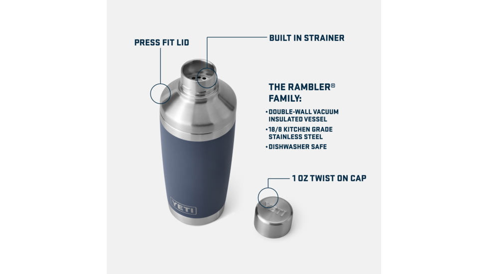 Yeti Rambler 20 oz Cocktail Shaker, Cocmic Lilac, 21071502476