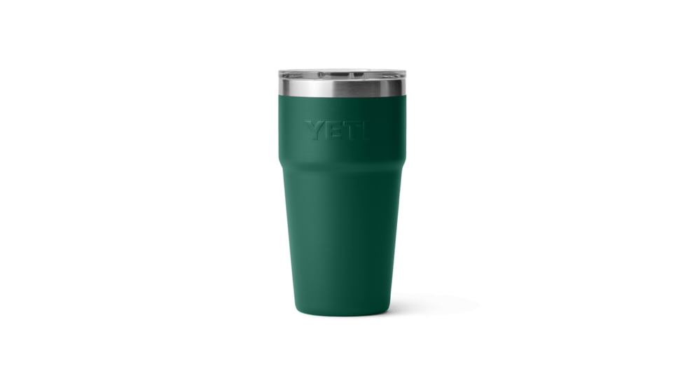 Yeti Rambler 20 oz Stackable Cup w/Magslider Lid, Black Forest Green, 21071504919