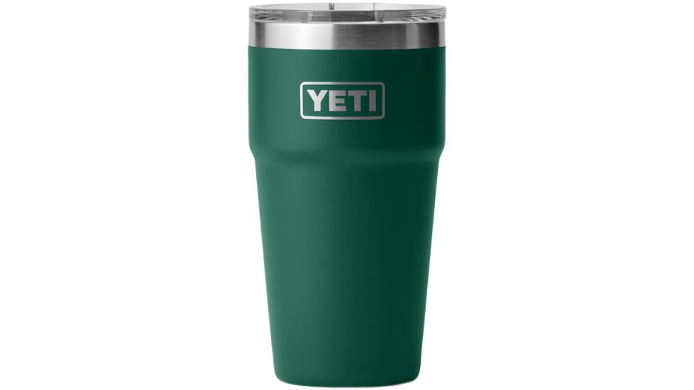 Yeti Rambler 20 oz Stackable Cup w/Magslider Lid, Black Forest Green, 21071504919