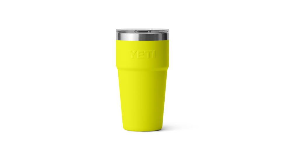 Yeti Rambler 20 oz Stackable Cup w/Magslider Lid, Firefly Yellow, 20 oz, 21071504711