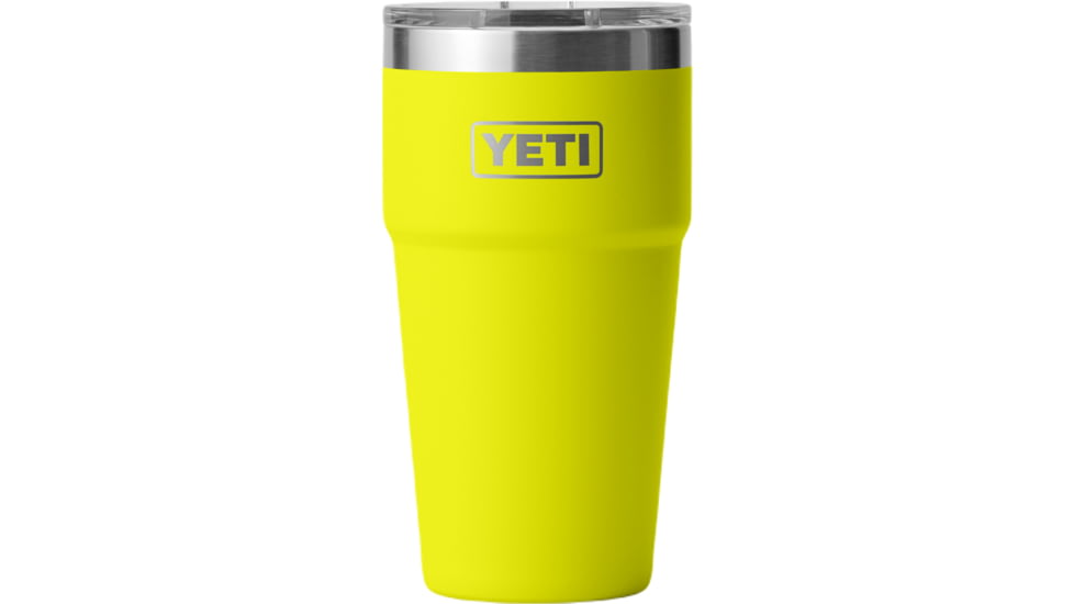 Yeti Rambler 20 oz Stackable Cup w/Magslider Lid, Firefly Yellow, 20 oz, 21071504711