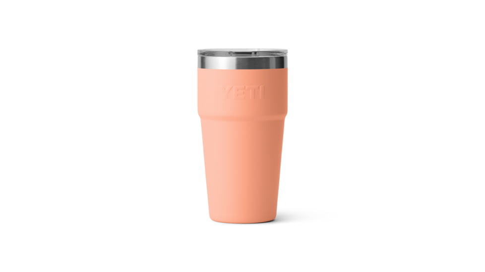 Yeti Rambler 20 oz Stackable Cup w/Magslider Lid, Lowcountry Peach, 21071505464