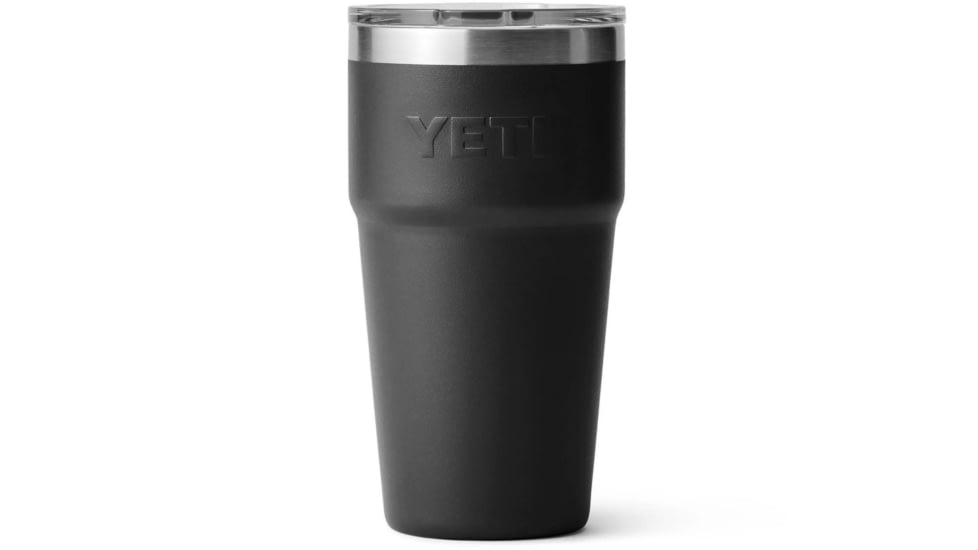 Yeti Rambler 20 oz Stackable Pint w/Magslider Lid, Black, 21071503706