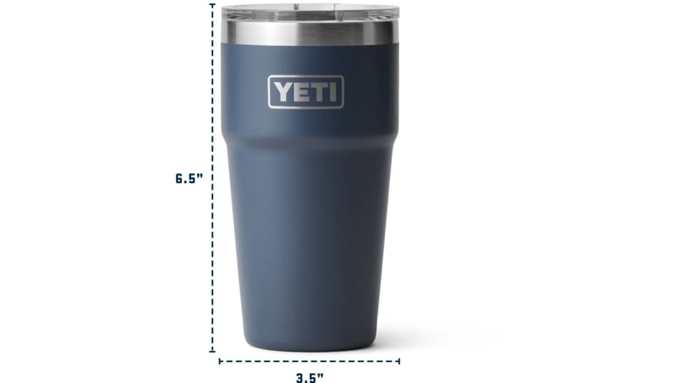 Yeti Rambler 20 oz Stackable Pint w/Magslider Lid, Navy, 21071503705