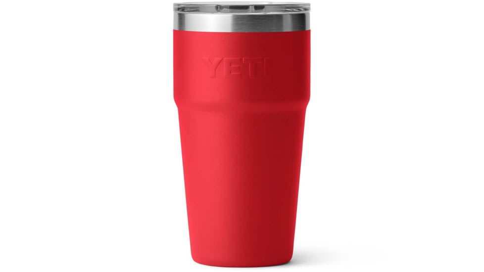 Yeti Rambler 20 oz Stackable Pint w/Magslider Lid, Rescue Red, 21071503885