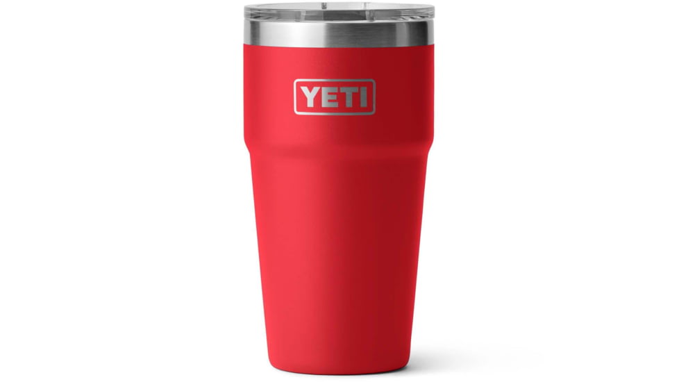 Yeti Rambler 20 oz Stackable Pint w/Magslider Lid, Rescue Red, 21071503885