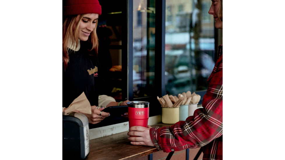 Yeti Rambler 20 oz Stackable Pint w/Magslider Lid, Tropical Pink, 20 oz, 21071503910