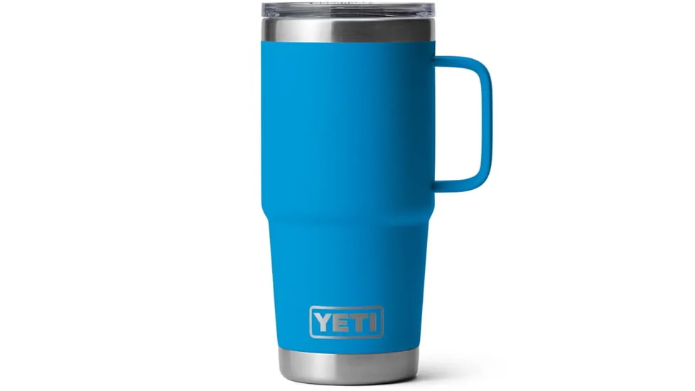 Yeti Rambler 20 oz Travel Mug, Big Wave Blue, 20 oz, 21071502675