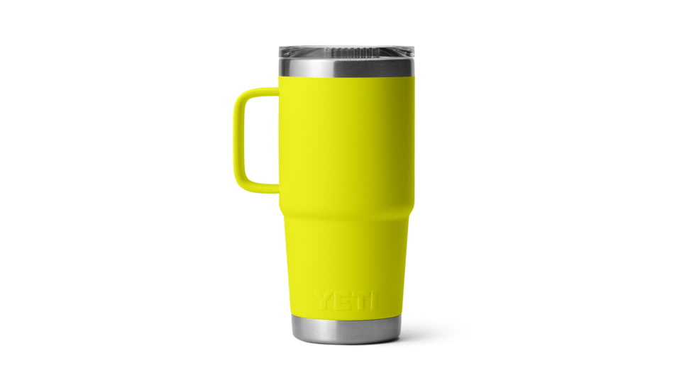 Yeti Rambler 20 oz Travel Mug, Firefly Yellow, 20 oz, 21071504712