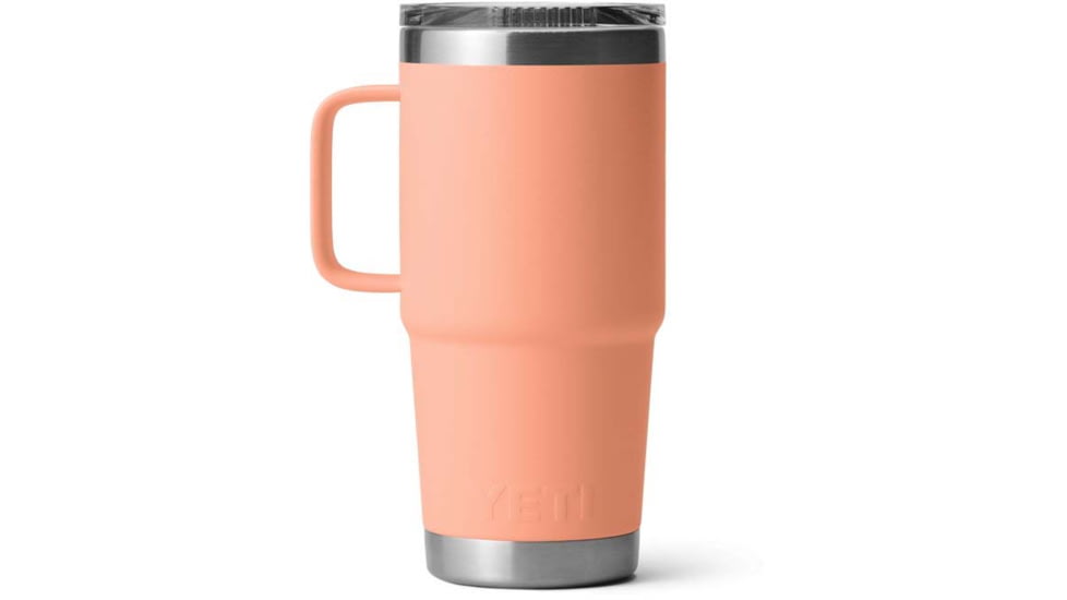 Yeti Rambler 20 oz Travel Mug, Lowcountry Peach, 21071505468