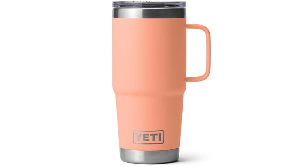Yeti Rambler 20 oz Travel Mug, Lowcountry Peach, 21071505468