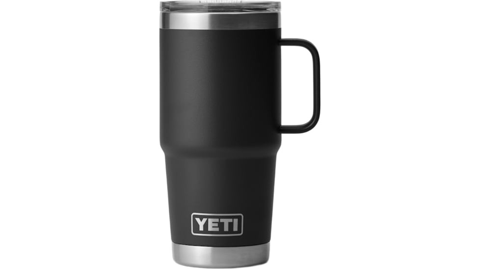 Yeti Rambler 20 oz Travel Mug w/Stronghold Lid, Black, 21071506225