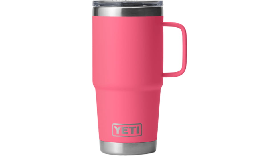 Yeti Rambler 20 oz Travel Mug w/Stronghold Lid, Tropical Pink, 21071506222