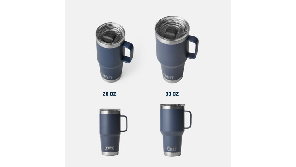 Yeti Rambler 20 oz Travel Mug, Rescue Red, 21071503878