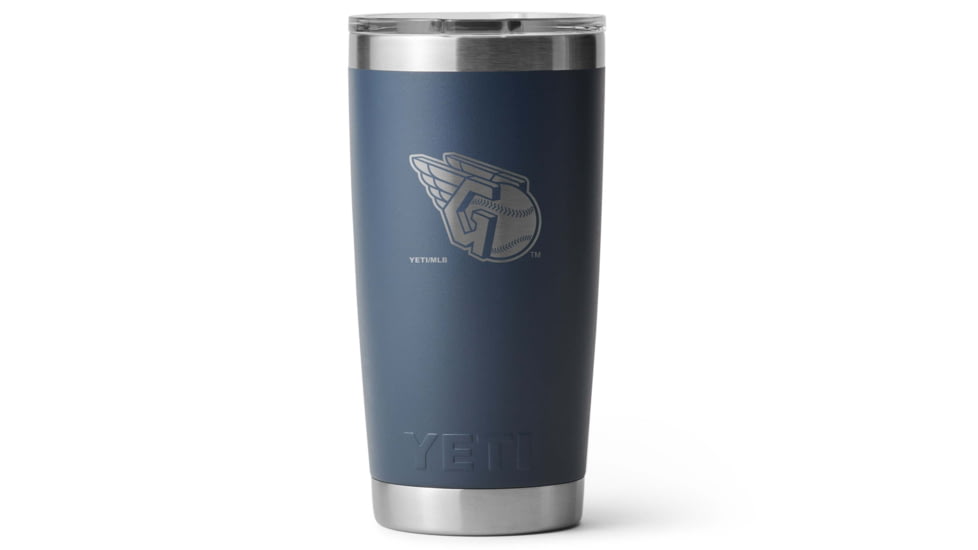 Yeti Rambler 20 oz Water Bottle w/Magslider Lid, Navy/MLB Guardians, 28100007000