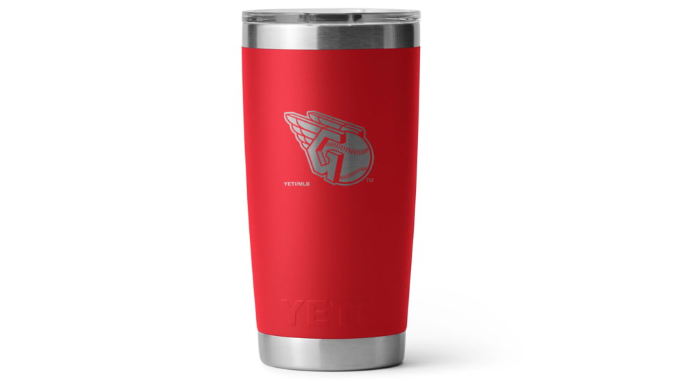 Yeti Rambler 20 oz Water Bottle w/Magslider Lid, Red/MLB Guardians, 28100007051