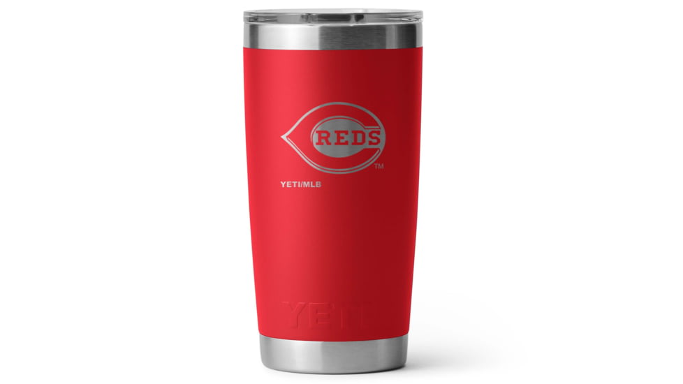 Yeti Rambler 20 oz Water Bottle w/Magslider Lid, Red/MLB Reds, 28100007057