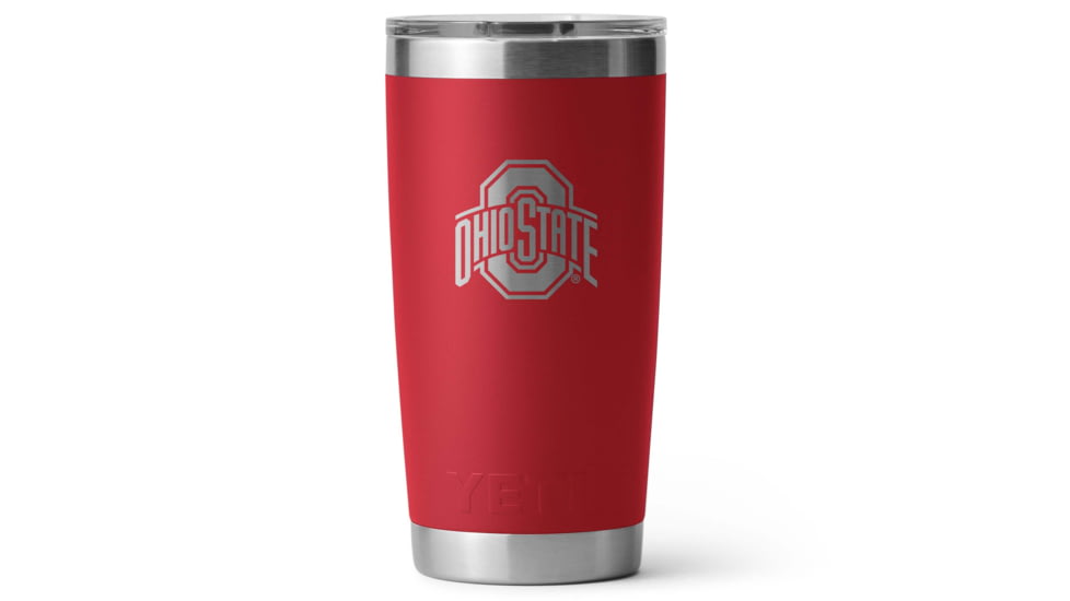 Yeti Rambler 20 oz Water Bottle w/Magslider Lid, Red/NCAA Ohio State, 28100007063