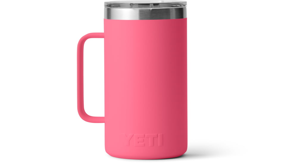 Yeti Rambler 24 oz Mug with MagSlider Lid, Tropical Pink, 21071502985