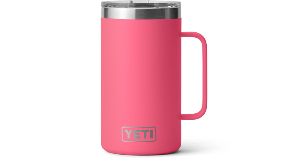 Yeti Rambler 24 oz Mug with MagSlider Lid, Tropical Pink, 21071502985