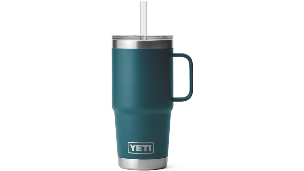 Yeti Rambler 25 oz Straw Mug, Agave Teal, 21071502568