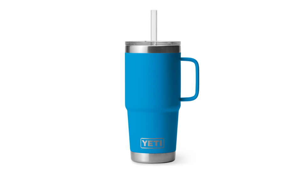 Yeti Rambler 25 oz Straw Mug, Big Wave Blue, 25 oz, 21071502678