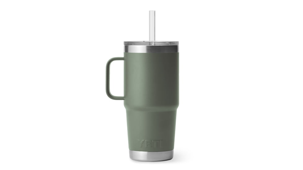Yeti Rambler 25 oz Straw Mug, Camp Green, 25 oz, 21071502438