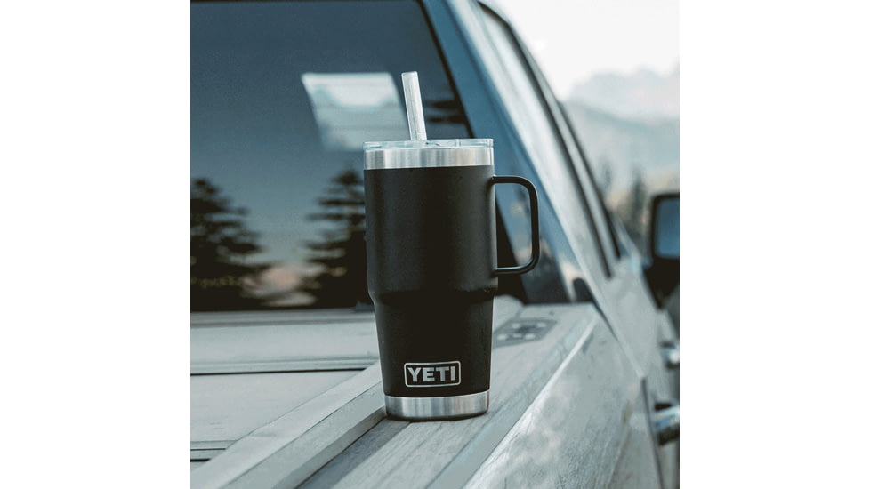Yeti Rambler 25 oz Straw Mug, Power Pink, 25 oz, 21071502073