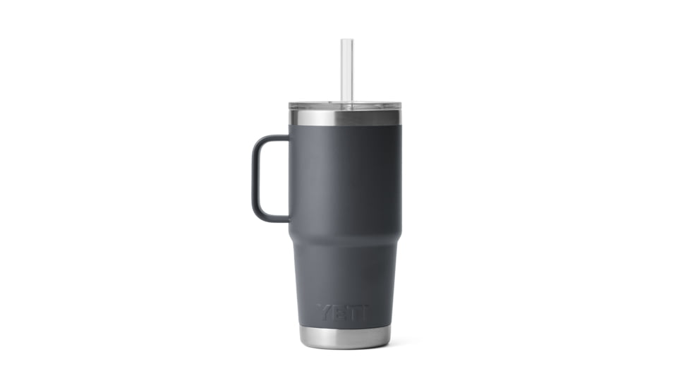 Yeti Rambler 25 oz Straw Mug, Charcoal, 25 oz, 21071501804
