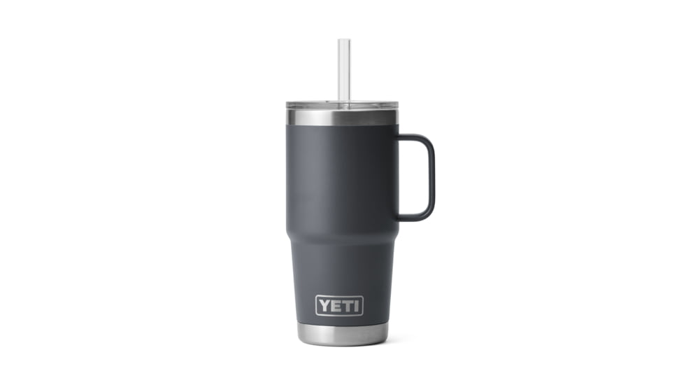 Yeti Rambler 25 oz Straw Mug, Charcoal, 25 oz, 21071501804