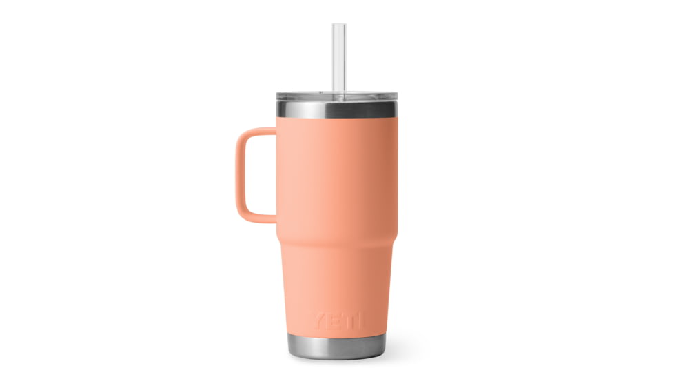 Yeti Rambler 25 oz Straw Mug, Lowcountry Peach, 21071505353