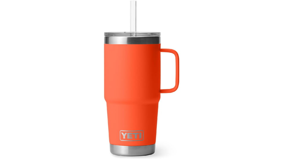 Yeti Rambler 25 oz Straw Mug, Papaya, 25 oz, 21071504860