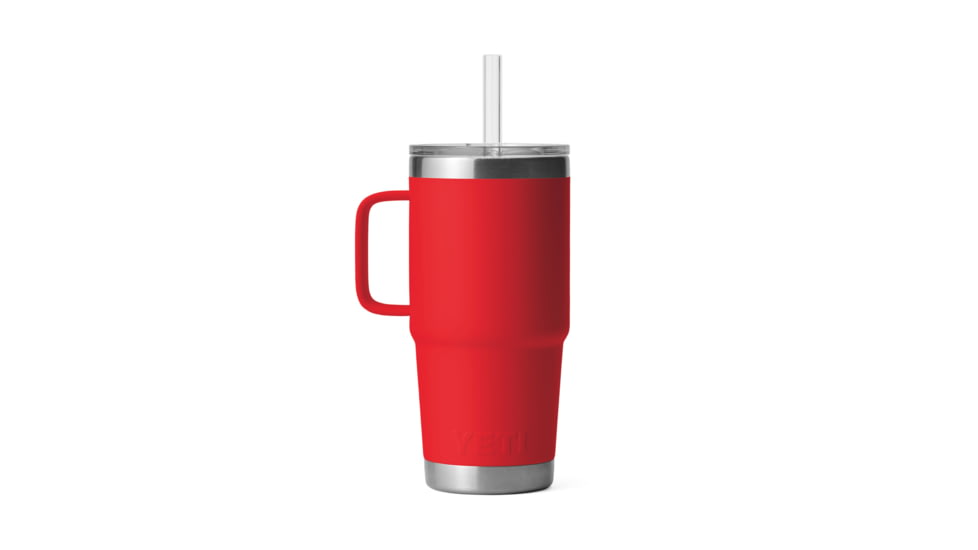 Yeti Rambler 25 oz Straw Mug, Rescue Red, 21071501894