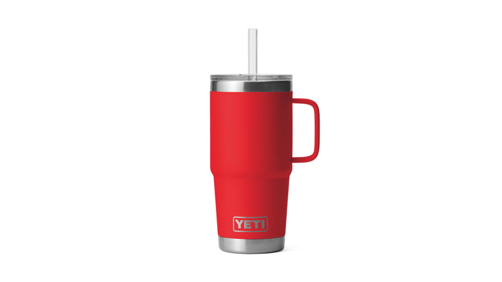 Yeti Rambler 25 oz Straw Mug, Rescue Red, 21071501894