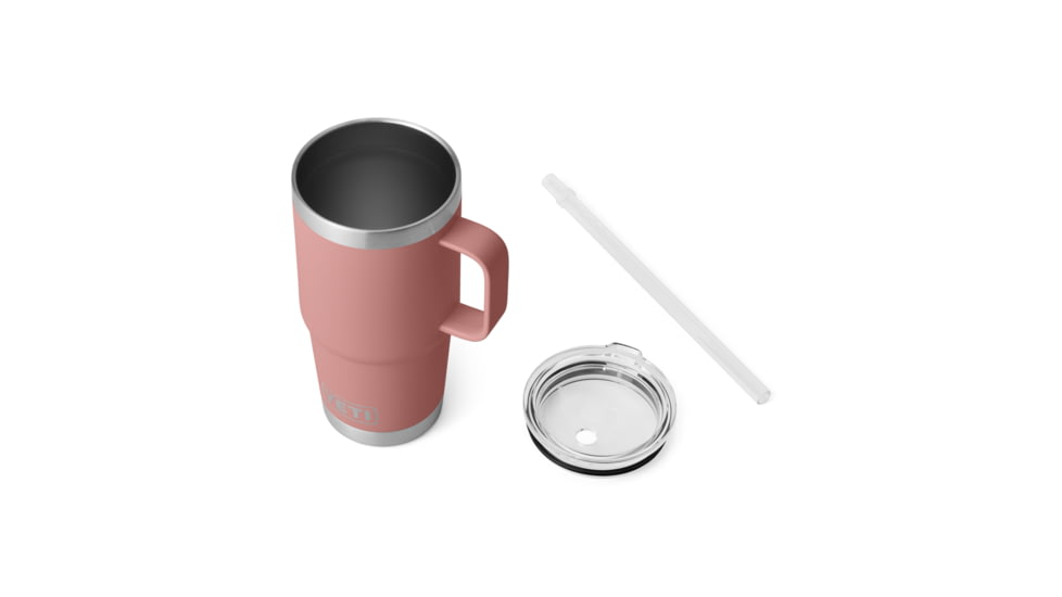 Yeti Rambler 25 oz Straw Mug, Sandstone Pink, 21071503347