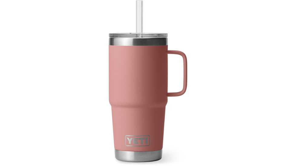 Yeti Rambler 25 oz Straw Mug, Sandstone Pink, 21071503347