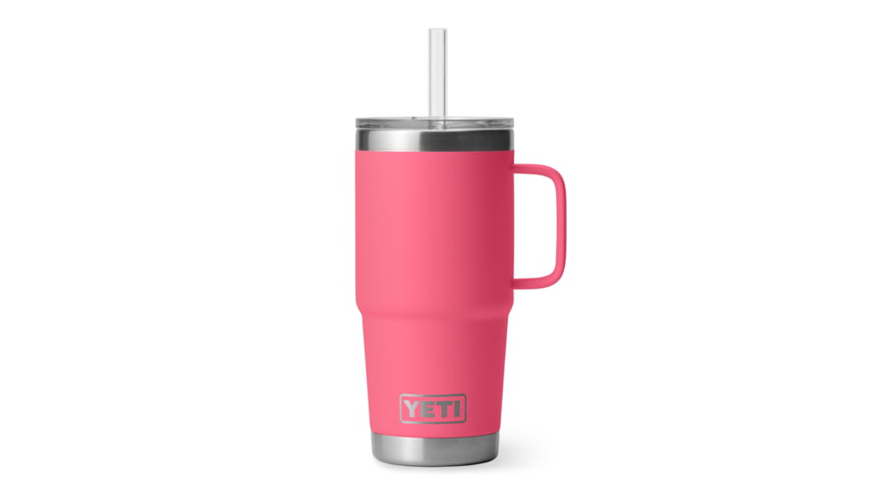 Yeti Rambler 25 oz Straw Mug, Tropical Pink, 25 oz, 21071503009