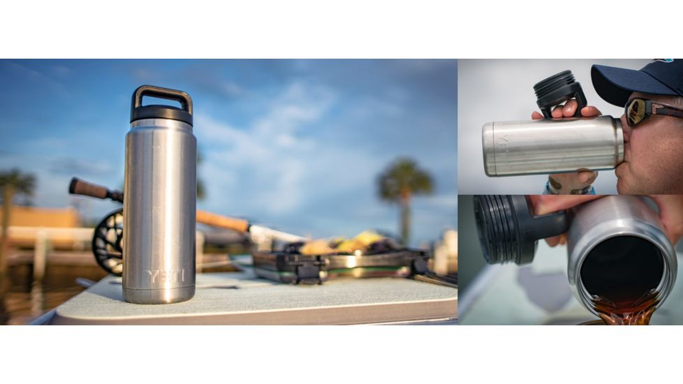 Yeti Rambler 26 oz Bottle, Stainless, 21071100001