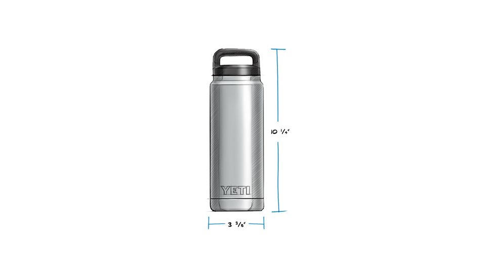Yeti Rambler 26 oz Bottle, Stainless, 21071100001